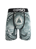 PSD Style Pyramid Money Graphic Long-Leg Boxer Briefs
