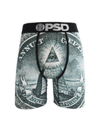 PSD Style Pyramid Money Graphic Long-Leg Boxer Briefs