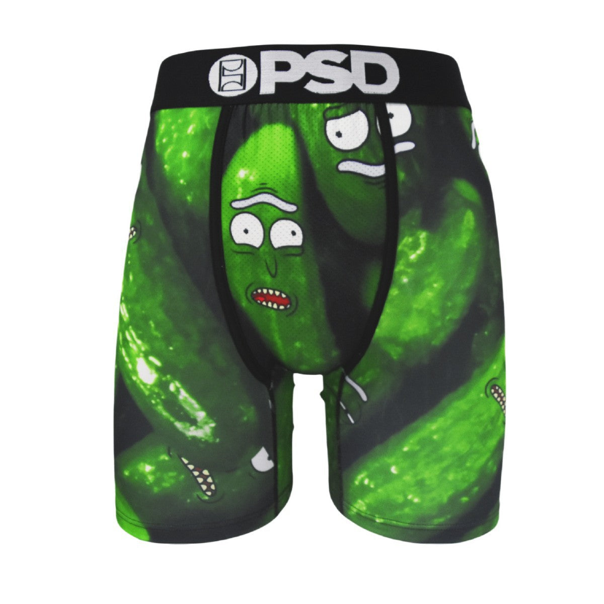 PSD Style Green Cartoon Graphic Long-Leg Boxer Briefs product detail