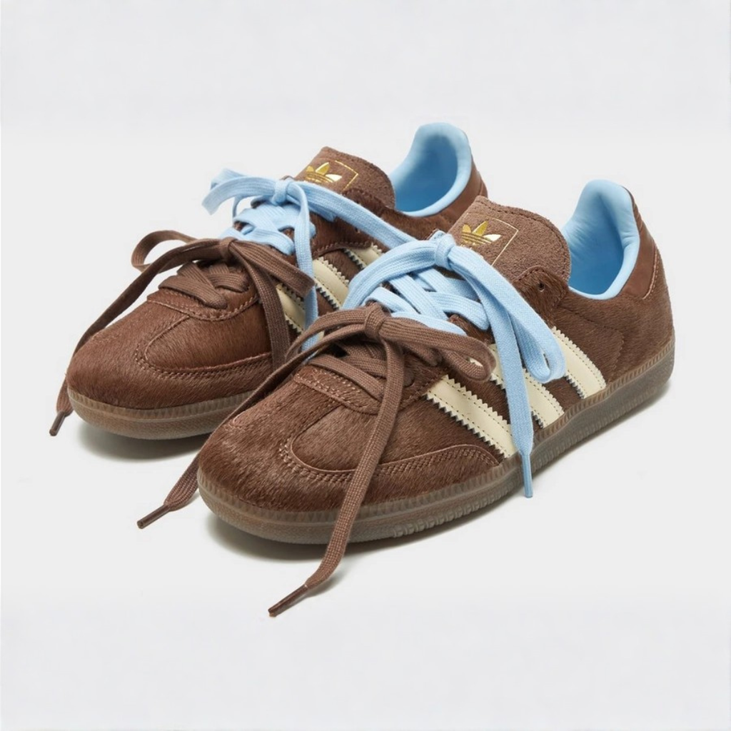 adidas Originals Samba OG Brown Pony Hair Women's product image 3