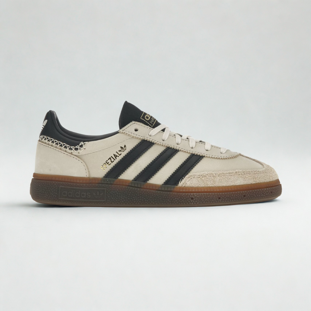 adidas Handball Spezial Wonder White Black Women's - Wonder White / Black side view