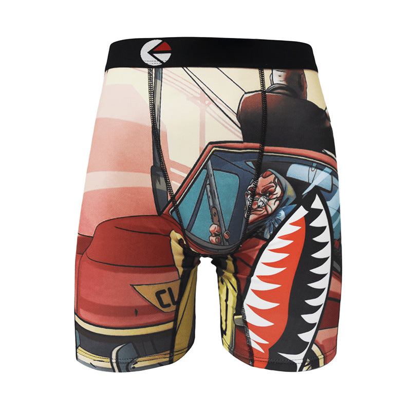 Ethika Style Assorted Graphic Long-Leg Boxer Briefs product detail