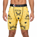 Ethika Style Assorted Graphic Long-Leg Boxer Briefs front model view