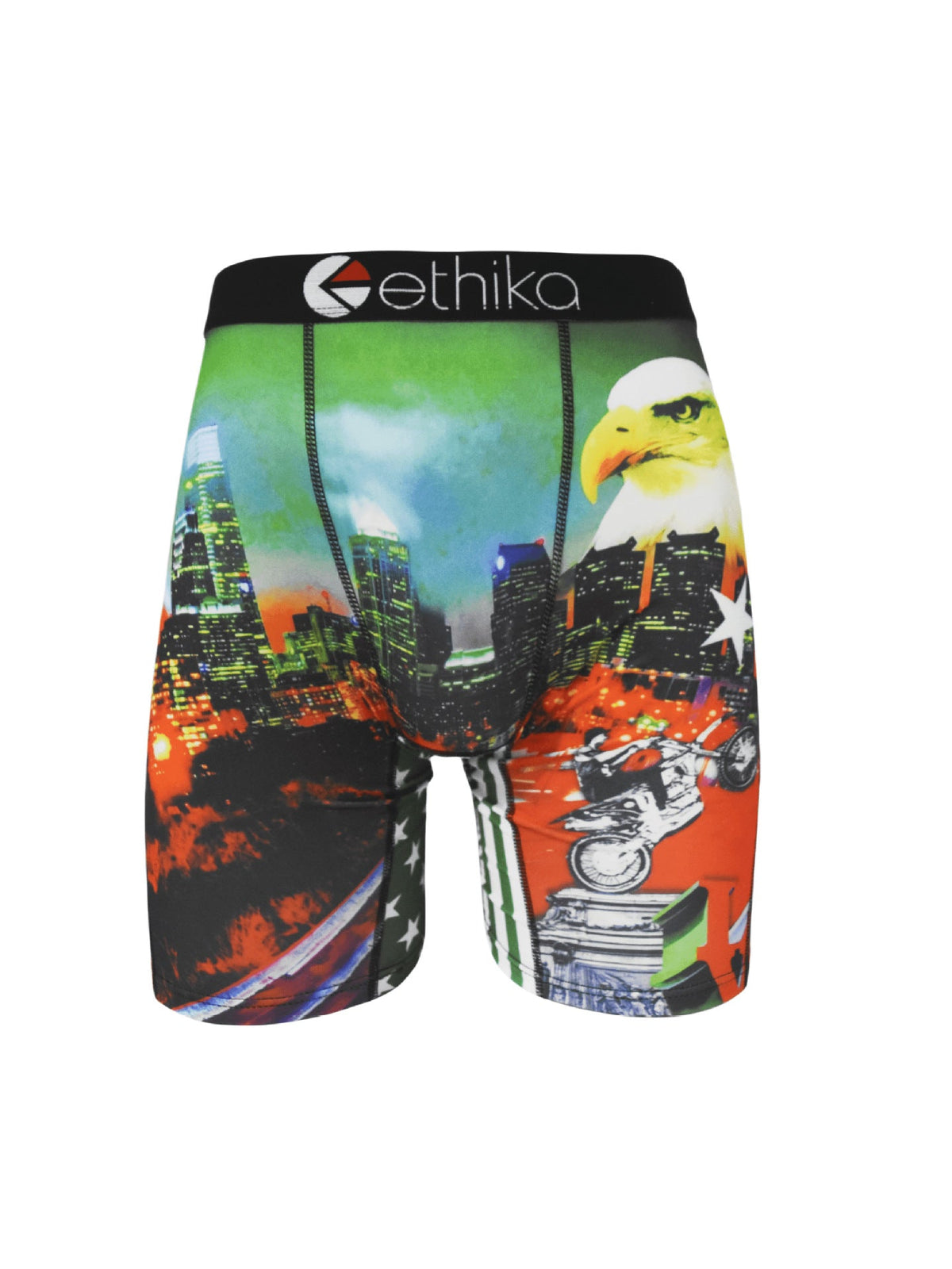 Ethika Style Assorted Graphic Long-Leg Boxer Briefs