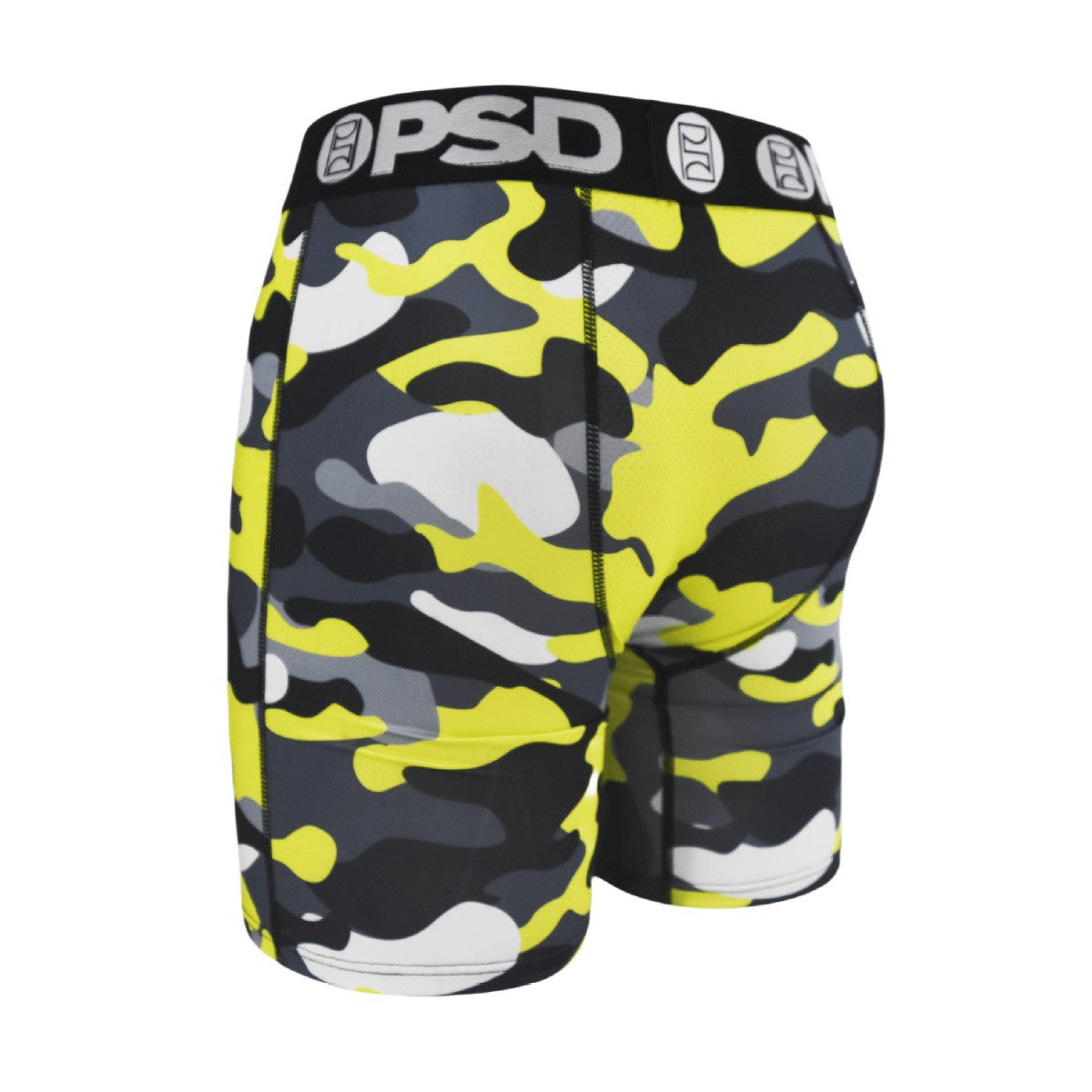 PSD Style Yellow Camo Shark Graphic Boxer Briefs product detail