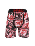 PSD Style Red Money Print Long-Leg Boxer Briefs