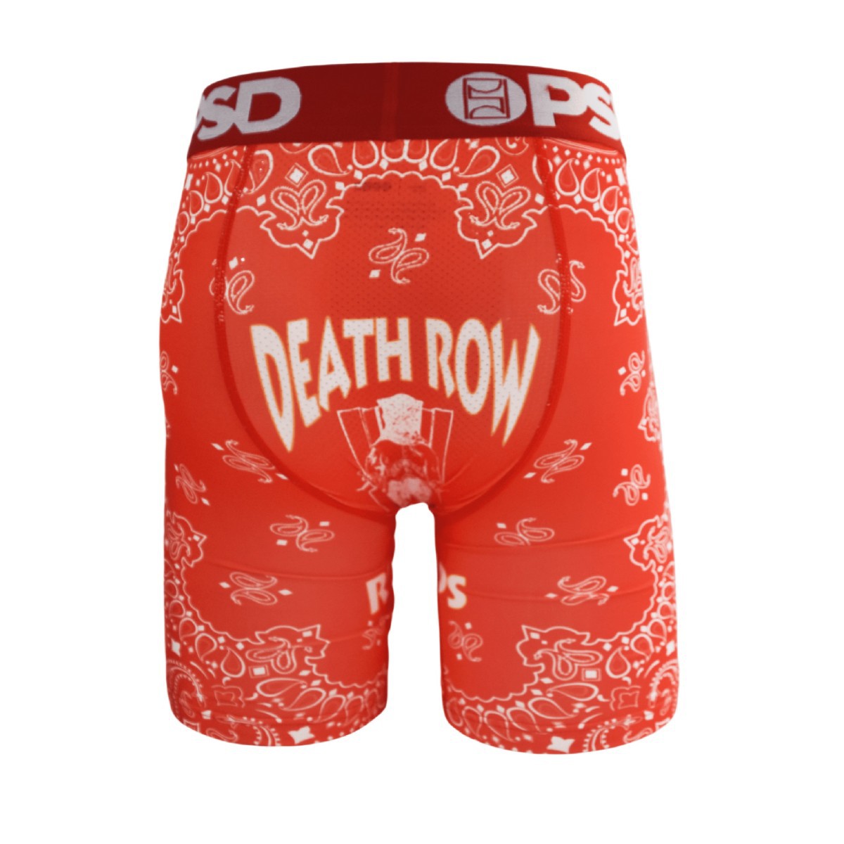 PSD Style Red Bandana Print Long-Leg Boxer Briefs product detail
