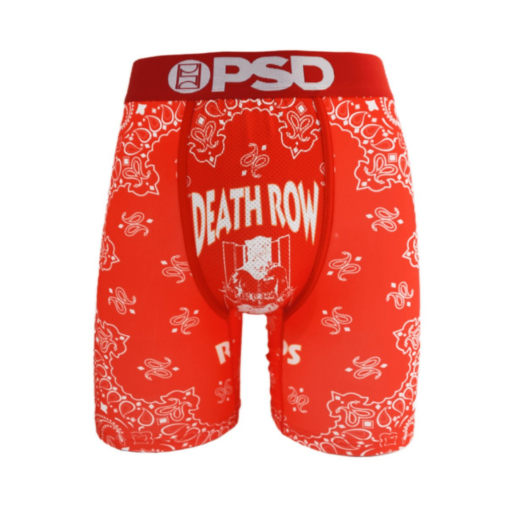 PSD Style Red Bandana Print Long-Leg Boxer Briefs product detail