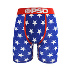 PSD Style Blue Star Print Long-Leg Boxer Briefs product detail