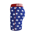 PSD Style Blue Star Print Long-Leg Boxer Briefs product detail