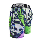 PSD Style Green Alien Graphic Long-Leg Boxer Briefs product detail