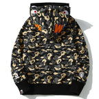 BAPE Camo Shark Zipper Double Hoodie - image 2