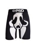 PSD Style Black Ghost Graphic Long-Leg Boxer Briefs