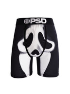 PSD Style Black Ghost Graphic Long-Leg Boxer Briefs