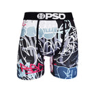 PSD Style Black Graffiti Graphic Boxer Briefs product detail