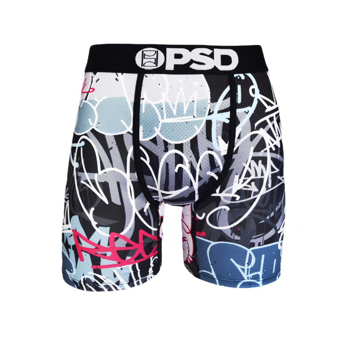 PSD Style Black Graffiti Graphic Boxer Briefs product detail