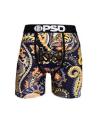 PSD Style Navy Paisley Graphic Boxer Briefs