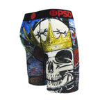 PSD Style Crowned Skull Graphic Boxer Briefs product detail
