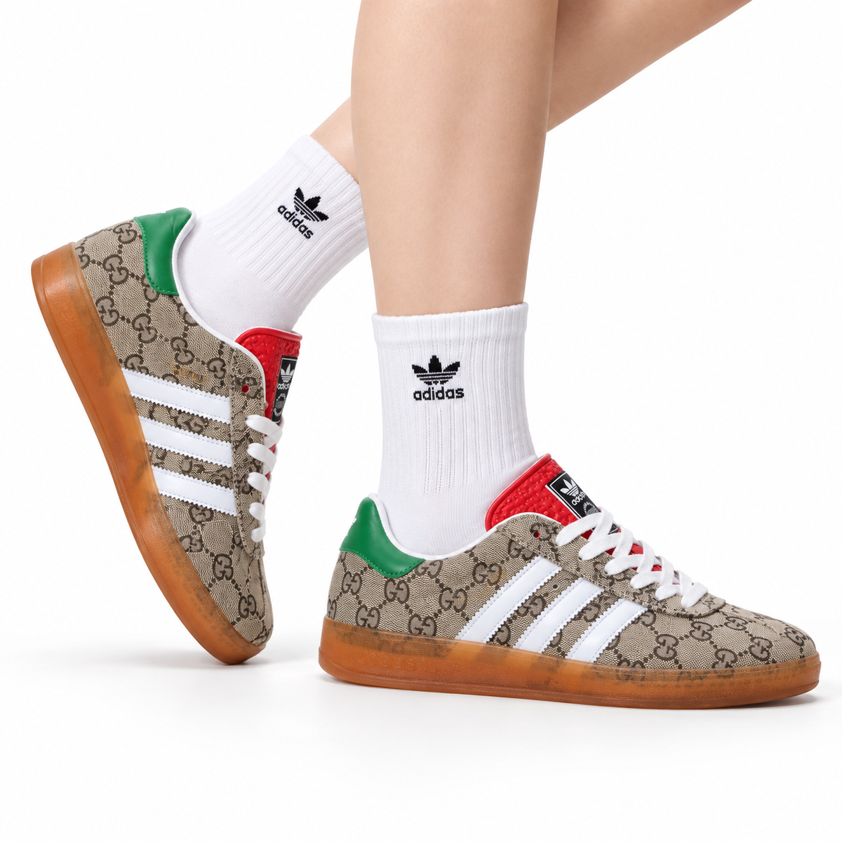 Adidas Originals Samba GG Monogram Brown Sneakers