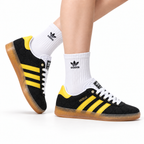 adidas x Gucci Gazelle Black Yellow Sneakers