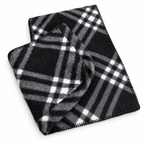 Burberry Style Classic Plaid Fringe Scarf