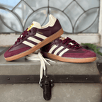 adidas Samba OG Maroon Gold Metallic Women's product image 6