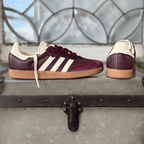 adidas Samba OG Maroon Gold Metallic Women's product image 2
