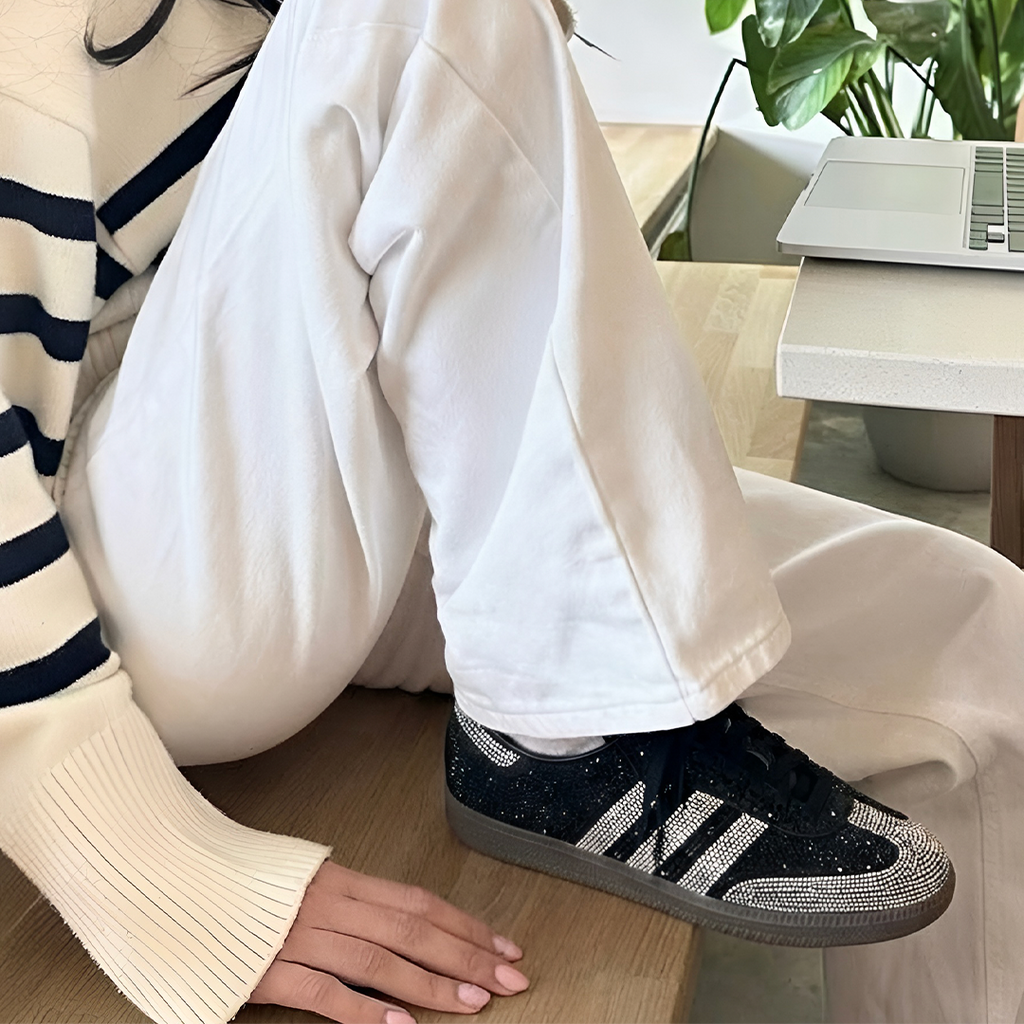 adidas Samba OG Rhinestone Black Silver Women's product image 2