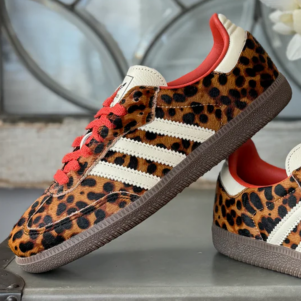 adidas Samba OG Red Leopard Women's product image 8