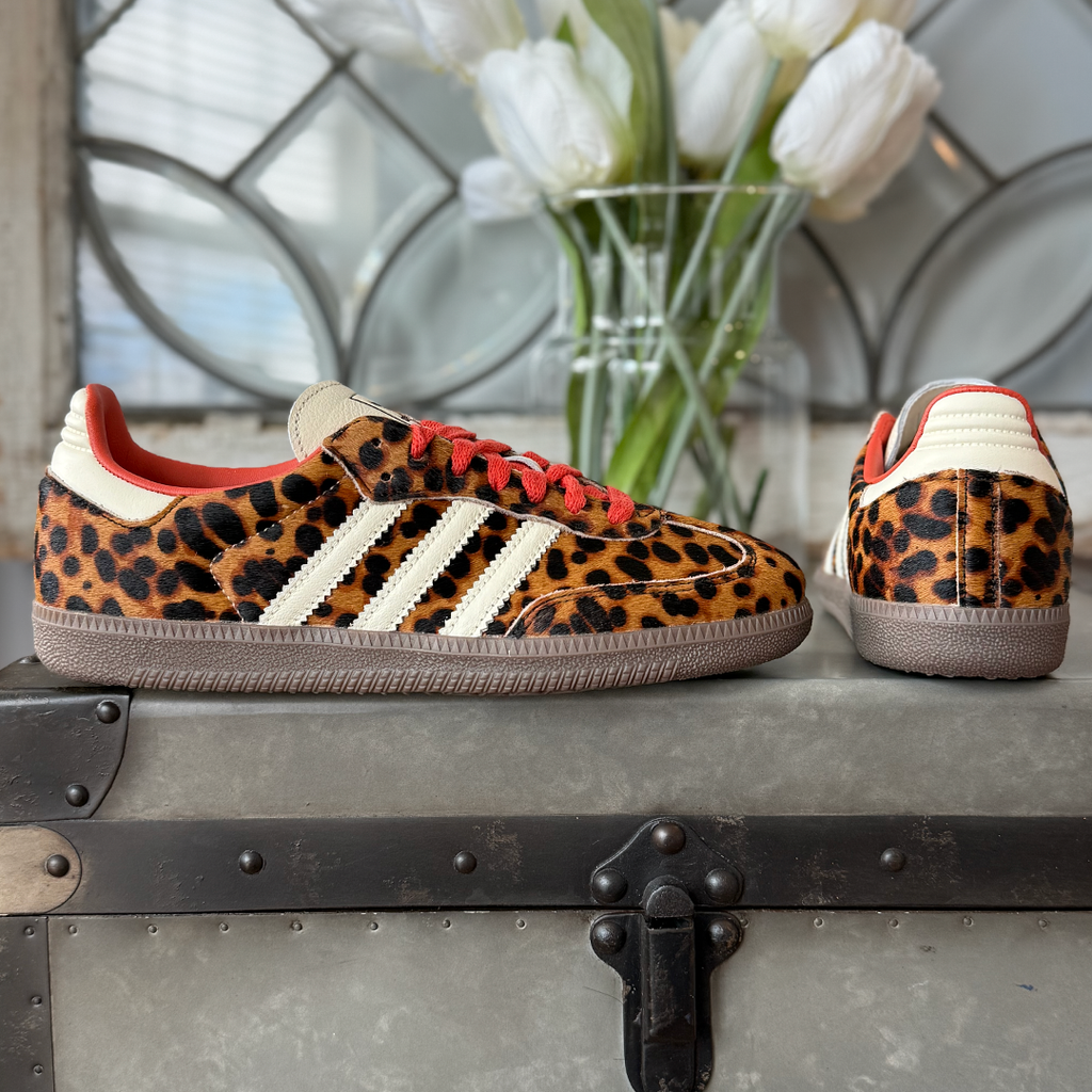 adidas Samba OG Red Leopard Women's product image 10