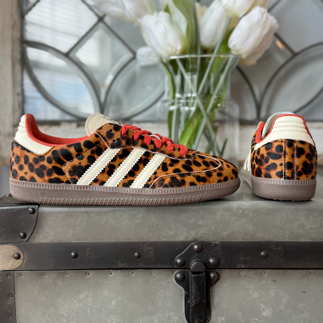 adidas Samba OG Red Leopard Women's product image 10