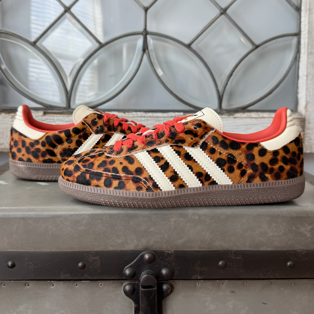 adidas Samba OG Red Leopard Women's product image 5