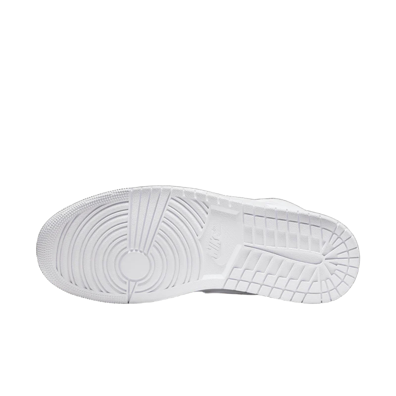 Mens Air Jordan 1 Mid Triple White