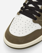 Air Jordan 1 Low OG Sneakers Medium Olive / Summit White