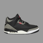 Levis Air Jordan 3 Sneakers Black / White