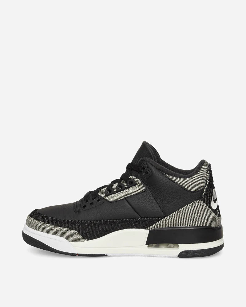 Levis Air Jordan 3 Sneakers Black / White