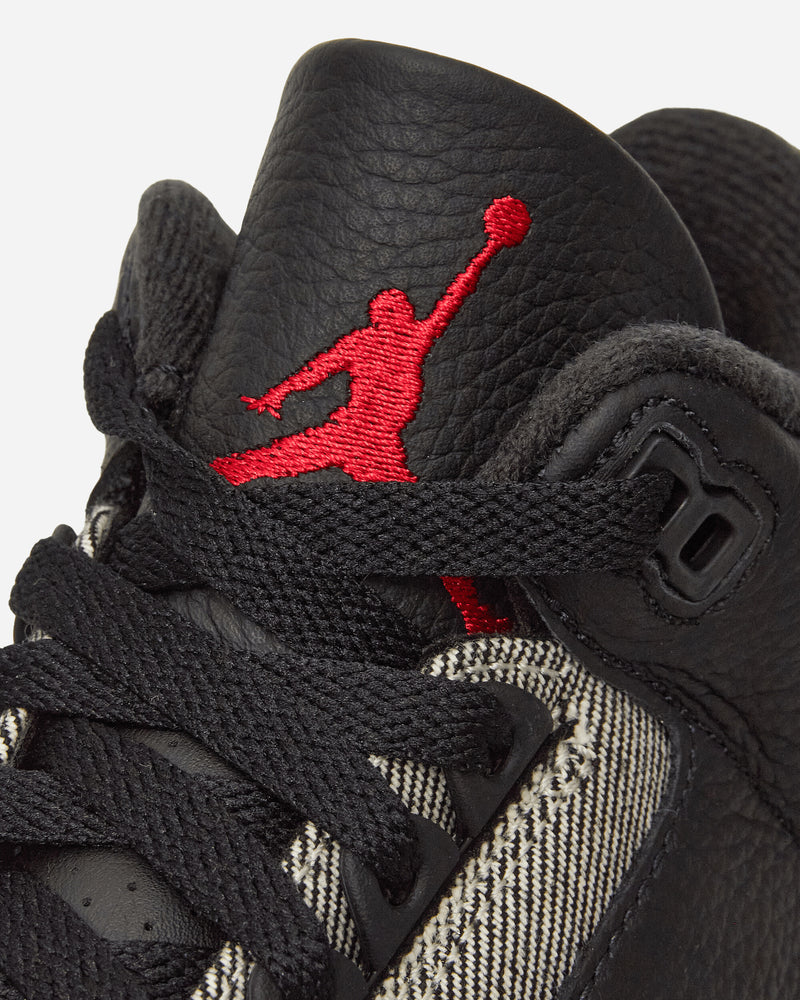 Levis Air Jordan 3 Sneakers Black / White