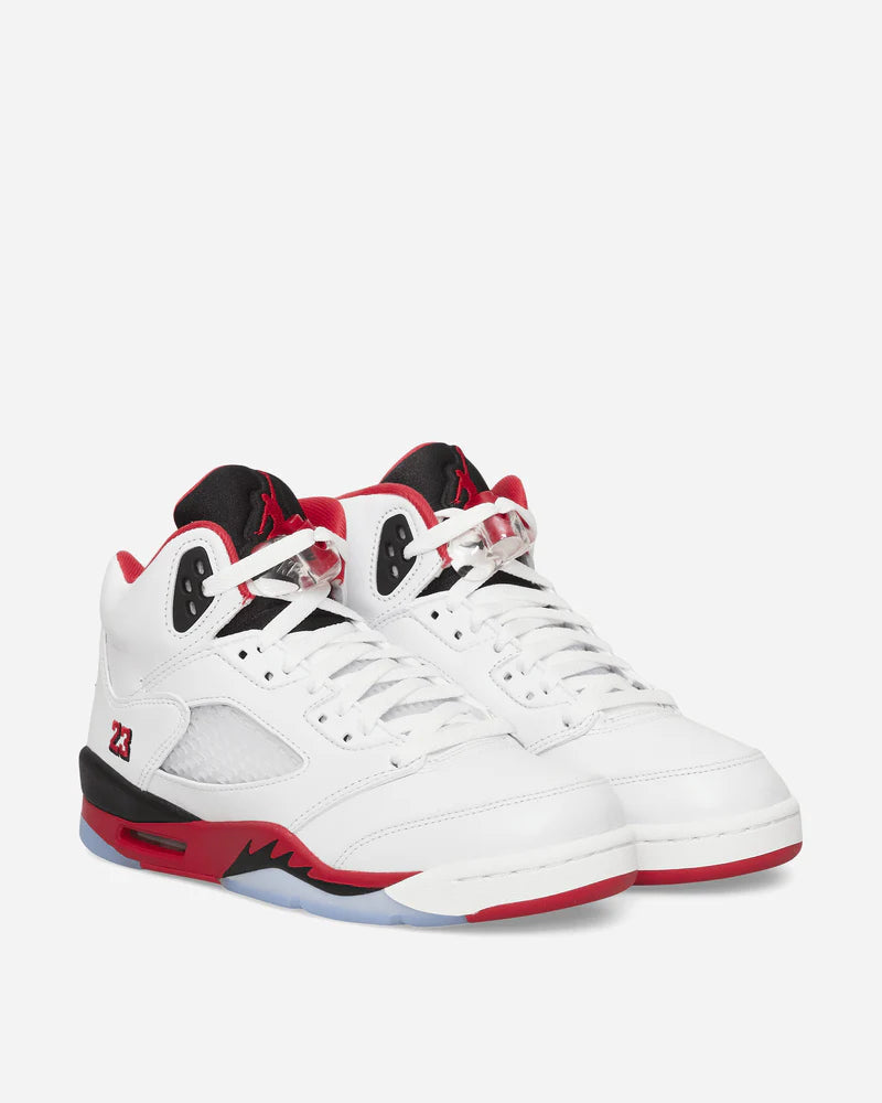 Air Jordan 5 (GS) Sneakers Fire RedBlack Tongue