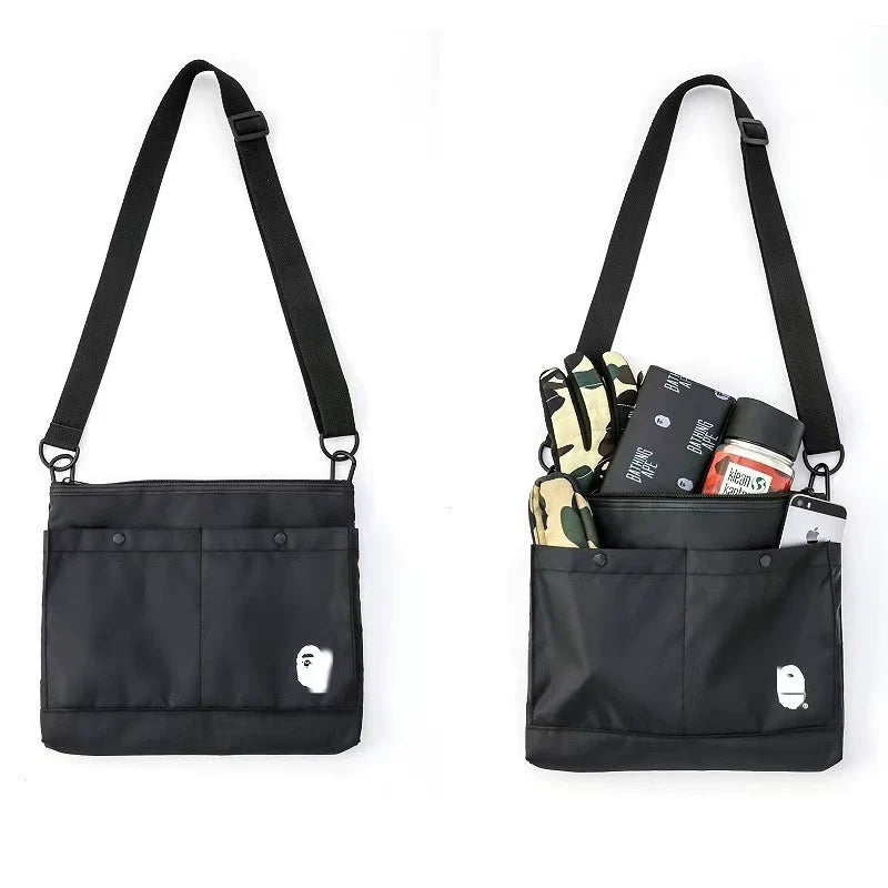 BAPE Nylon Graphic Crossbody Shoulder Bag - Detail View 3