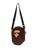 BAPE PU Leather Graphic Crossbody Shoulder Bag - Detail View 2