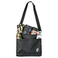 BAPE Nylon Graphic Crossbody Shoulder Bag - Black Padded Crossbody Bag - View 1