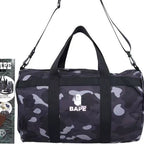 BAPE Camo Nylon Gym Duffel Bag - Detail View 2