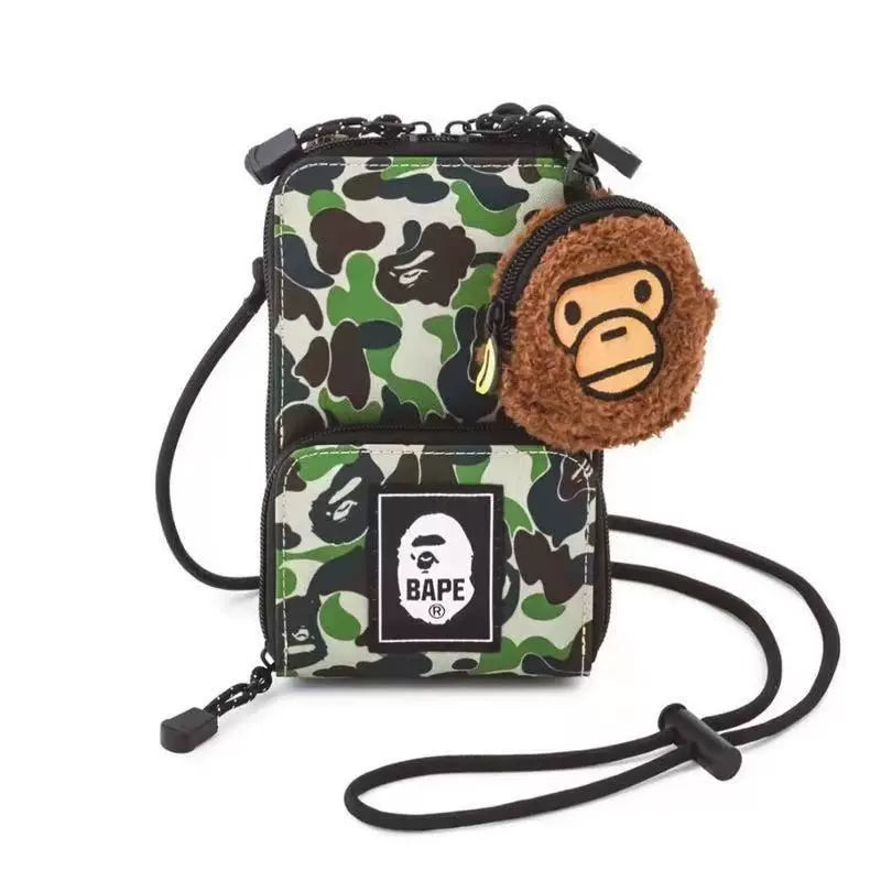 BAPE Camo Phone Crossbody Bag - Detail View 7