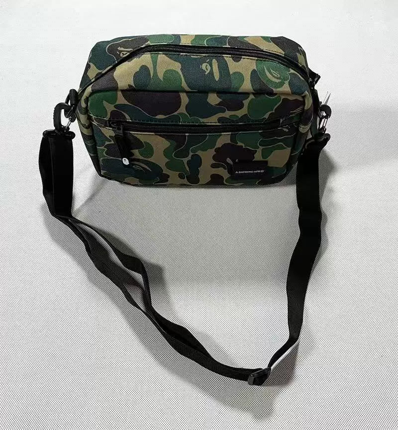 BAPE Camo Nylon Crossbody Shoulder Bag Edition 6379 - Detail View 6