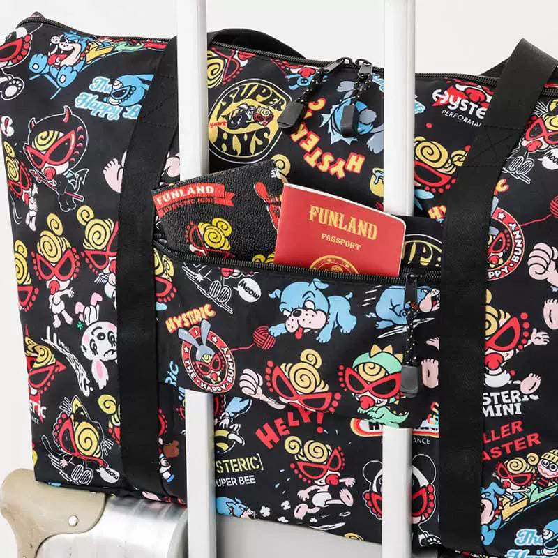 Cartoon Large Capacity Travel Duffel Bag - Detail View 3