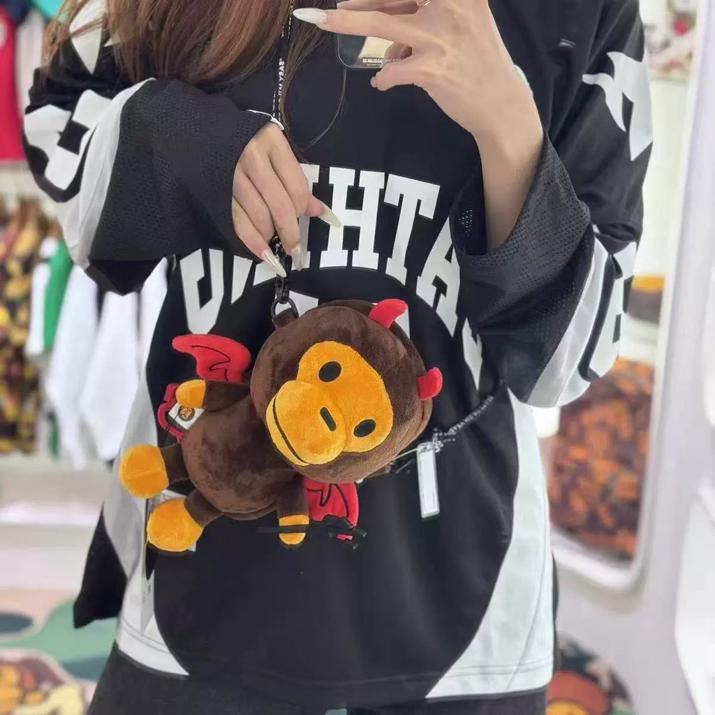 Baby Milo Cartoon Plush Phone Crossbody Bag - Detail View 3