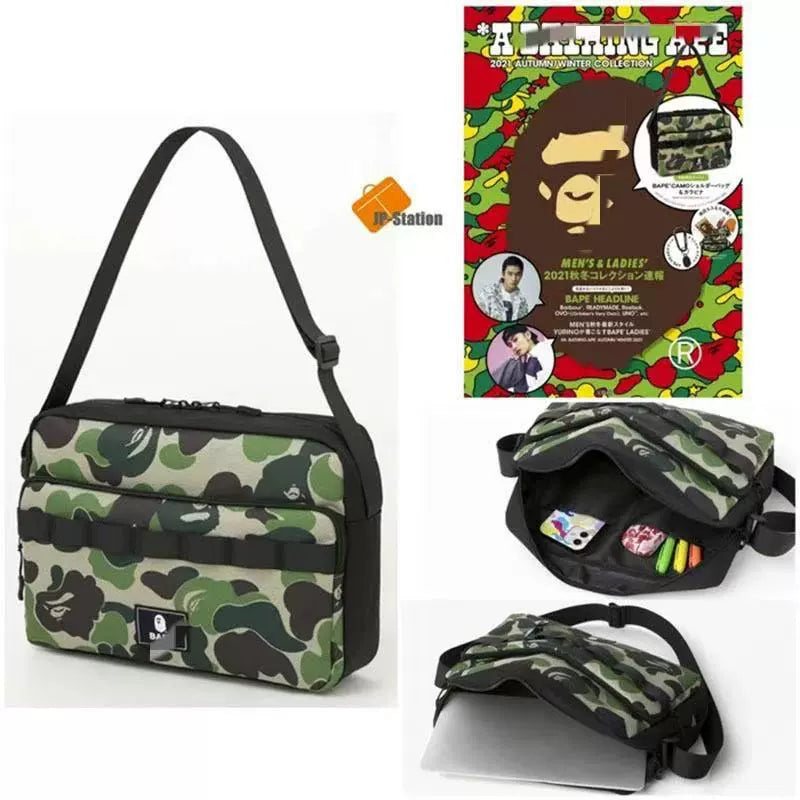BAPE Camo Nylon Crossbody Shoulder Bag Edition 5599 - Detail View 2