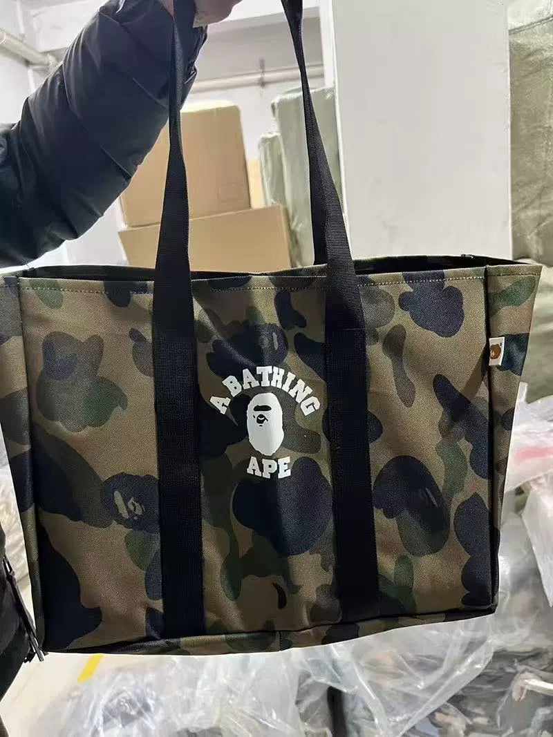 Camo Nylon Tote Bag - Detail View 6