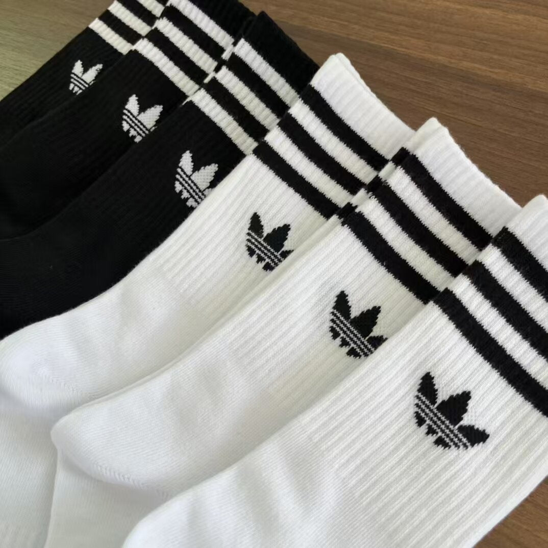 Adidas Originals Mid-Cut Socks – 3 Pairs