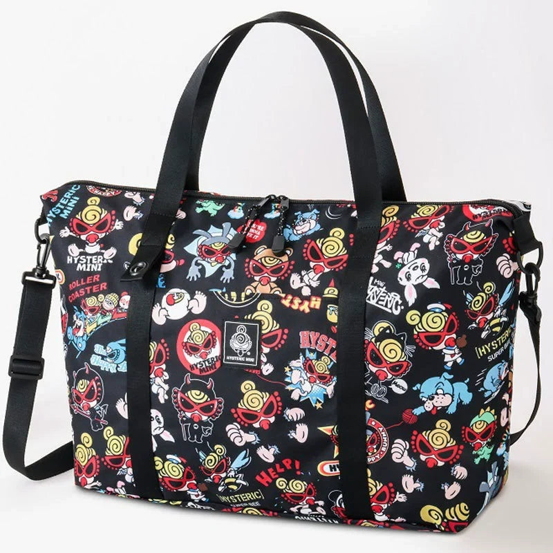 Cartoon Large Capacity Travel Duffel Bag - Pacifier Travel Bag - View 1